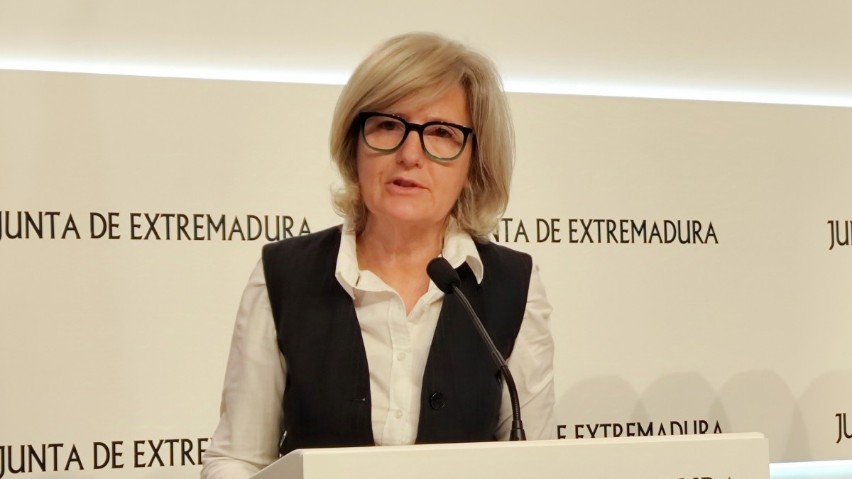 La portavoz de la Junta de Extremadura, en rueda de prensa tras el Consejo de Gobierno autonómico EUROPA PRESS 15/10/2024