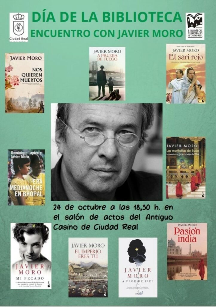 Cartel día de la Biblioteca de Ciudad Real. REMITIDA / HANDOUT por AYUNTAMIENTO Fotografía remitida a medios de comunicación exclusivamente para ilustrar la noticia a la que hace referencia la imagen, y citando la procedencia de la imagen en la firma 23/10/2024