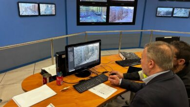 La Policía Local de Cuenca estrena cámaras de vigilancia de tráfico en 4K y 360º . EUROPA PRESS 21/2/2025