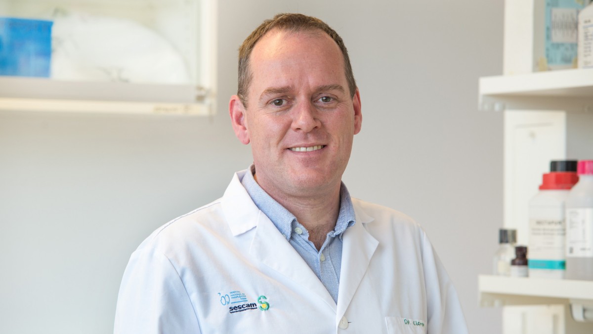 Diego Clemente, investigador del Hospital Nacional de Parapléjicos. (Foto: Carlos Monroy)