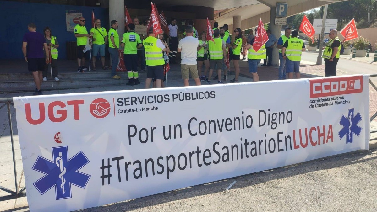 Los trabajadores del transporte protagonizan paros parciales y amenazan con ir a la huelga indefinida. REMITIDA / HANDOUT por SINDICATOS Fotografía remitida a medios de comunicación exclusivamente para ilustrar la noticia a la que hace referencia la imagen, y citando la procedencia de la imagen en la firma 16/6/2025