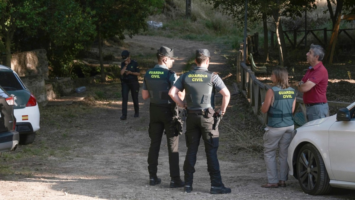 RUGUILLA (GUADALAJARA), 25/06/2025.- La Guardia Civil ha hallado este miércoles el cuerpo sin vida de una mujer de 41 años en Ruguilla, una pedanía perteneciente a Cifuentes (Guadalajara), que en espera de la indentificación podría corresponder al de la desaparecida desde hace una semana en esa zona.